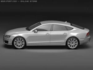 2011 audi a7 sportback 3D Model