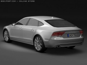 2011 audi a7 sportback 3D Model