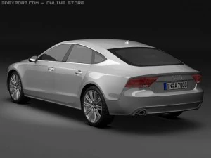 2011 audi a7 sportback 3D Model