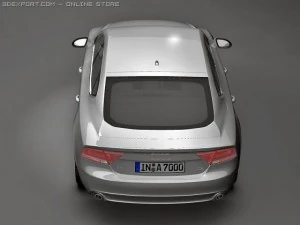 2011 audi a7 sportback 3D Model
