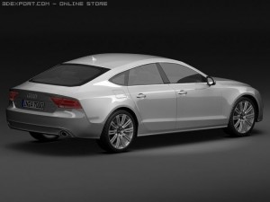 2011 audi a7 sportback 3D Model