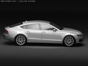 2011 audi a7 sportback 3D Model