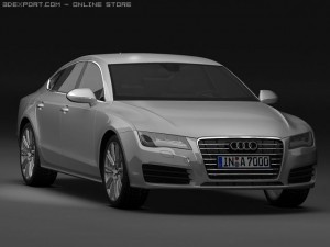 2011 audi a7 sportback 3D Model