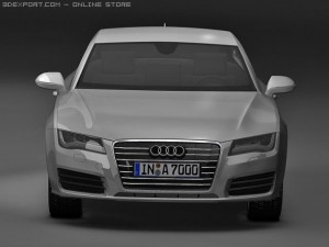 2011 audi a7 sportback 3D Model