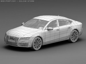 2011 audi a7 sportback 3D Model