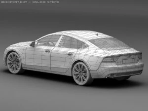 2011 audi a7 sportback 3D Model