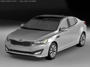 2011 kia optima Modèle 3D