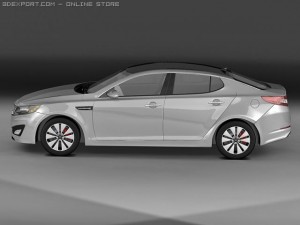 2011 kia optima 3D Model
