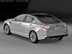 2011 kia optima 3D Model