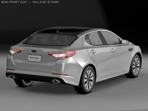 2011 kia optima 3D Model