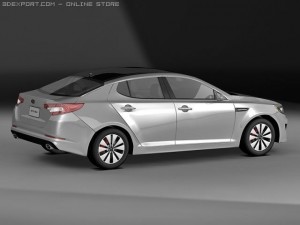 2011 kia optima 3D Model
