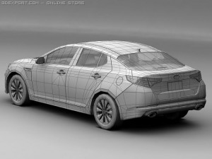 2011 kia optima 3D Model
