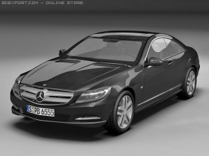 2011 mercedes benz cl class 3D Модель