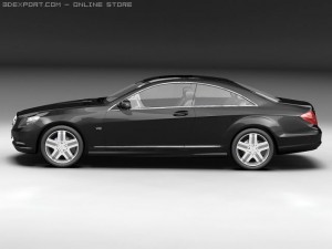2011 mercedes benz cl class 3D Модель
