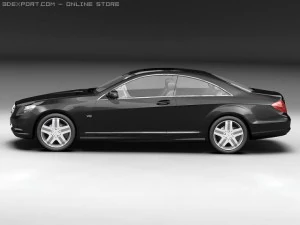 2011 mercedes benz cl class 3D Model
