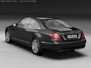 2011 mercedes benz cl class 3D Модель