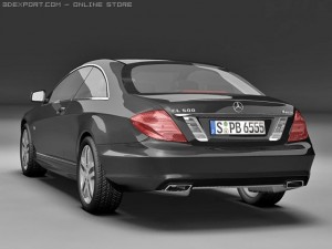 2011 mercedes benz cl class 3D Модель