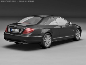2011 mercedes benz cl class 3D Модель
