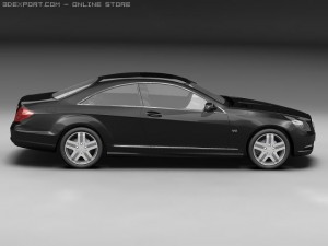 2011 mercedes benz cl class 3D Модель