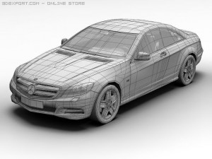 2011 mercedes benz cl class 3D Модель