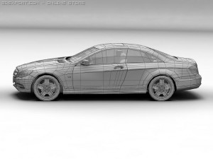2011 mercedes benz cl class 3D Модель