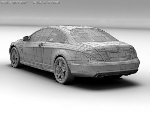 2011 mercedes benz cl class 3D Модель