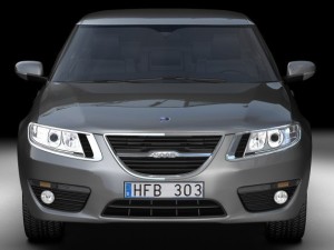 2010 saab 95 sedan 3D 모델