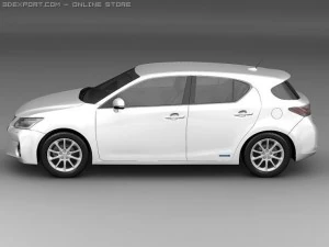 2011 lexus ct 200h 3D Model