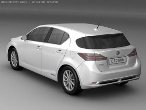 2011 lexus ct 200h 3D Model