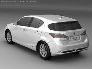 2011 lexus ct 200h 3D Model