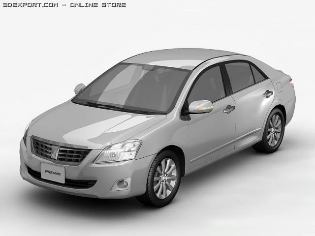 2010 toyota premio 3D Model .c4d .max .obj .3ds .fbx .stl .blend 