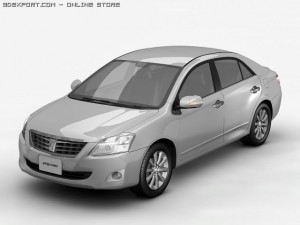 2010 toyota premio Modèle 3D