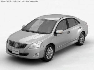 Тойота Премио 2010г. 3D Модель