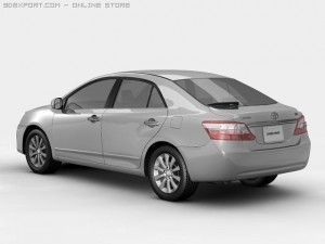 2010 toyota premio 3D Modell