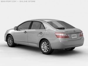 2010 toyota premio 3D Model