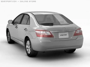 2010 toyota premio 3D Model