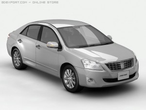 2010 toyota premio 3D Modell