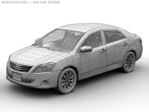 2010 toyota premio 3D Modell