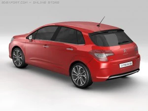 2011 citroen c4 3D Model