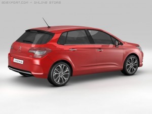 2011 citroen c4 3D Model