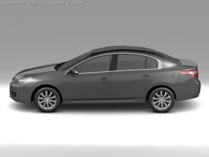 2011 renault latitude Model 3D
