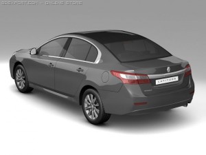 2011 renault latitude Model 3D