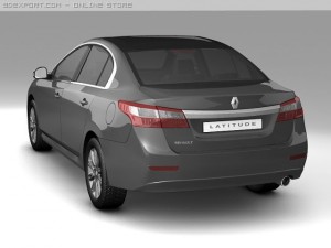2011 renault latitude Model 3D