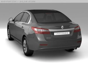 2011 renault latitude 3D Model