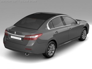 2011 renault latitude Model 3D