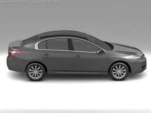 2011 renault latitude Model 3D
