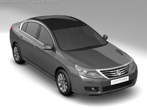 2011 renault latitude Model 3D