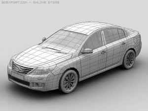 2011 renault latitude Model 3D