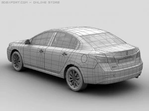 2011 renault latitude 3D Model