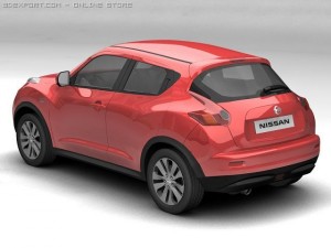 2011 nissan juke Modelo 3D